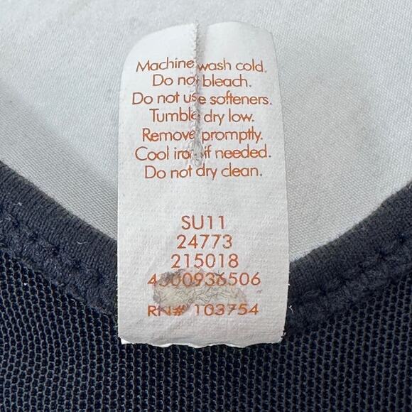 Lucy Black Athletic Tank top size large - Picture 4 of 6